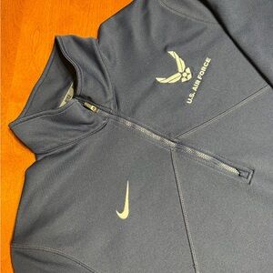 US Air Force Nike Navy Dri-FIT Quarter-Zip Pullover